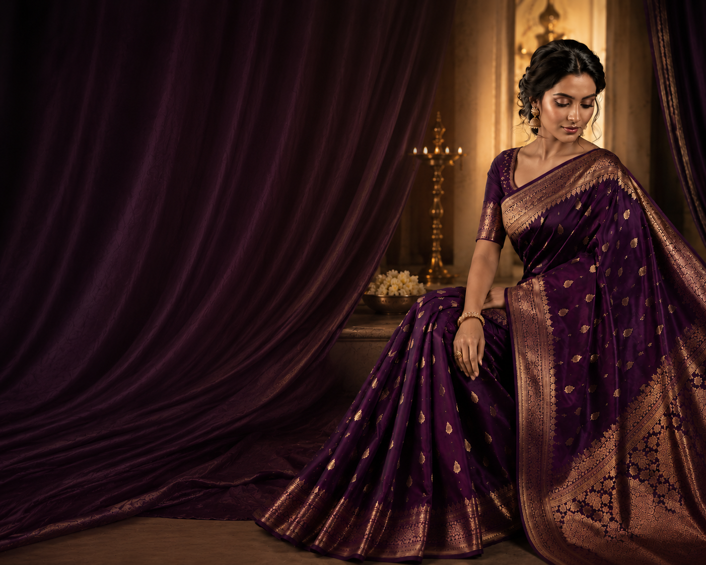 Pampassio luxury saree